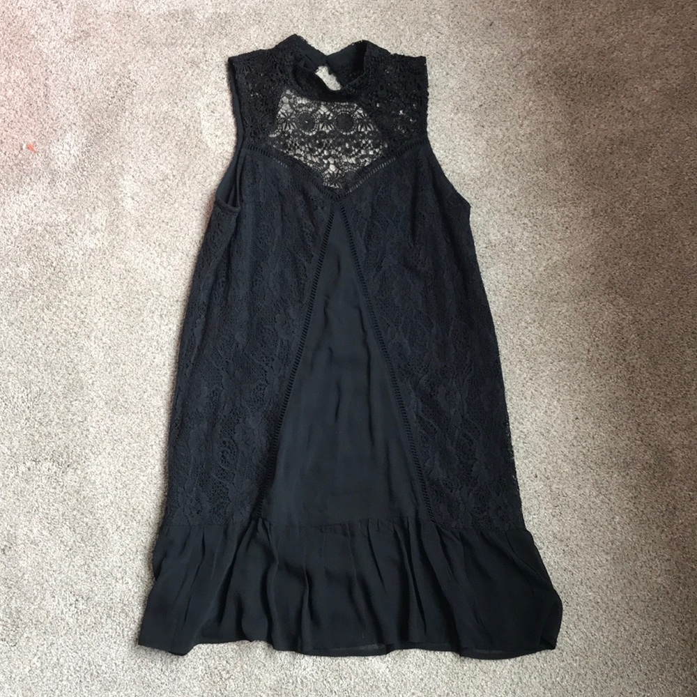 Black lace Abercrombie dress
